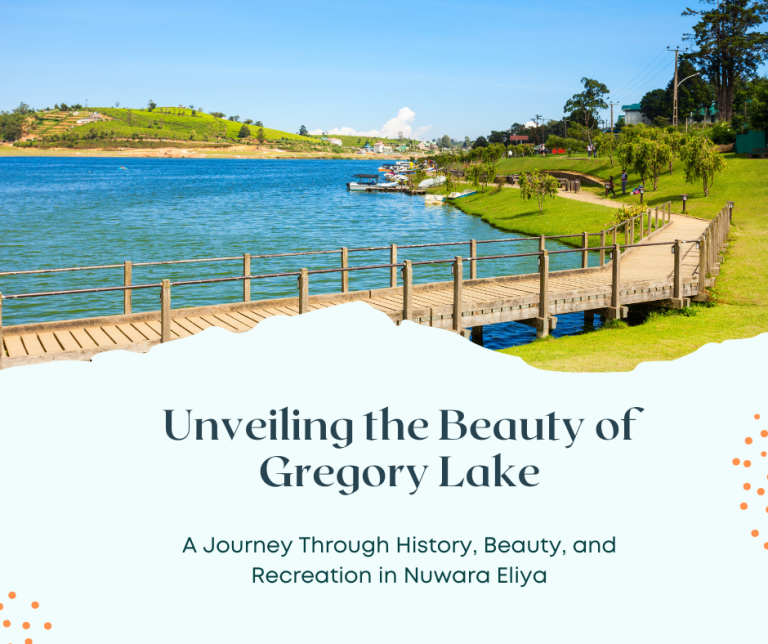 Gregory Lake in Nuwara Eliya